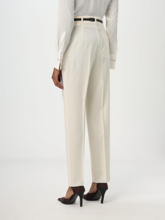  막스마라 스튜디오 스트레이트 팬츠 2361360333600 001 bianco - MAX MARA STUDIO