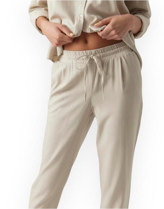  베로 모다 스트레이트 팬츠 10279691 SILVERLINING sabbia - VERO MODA