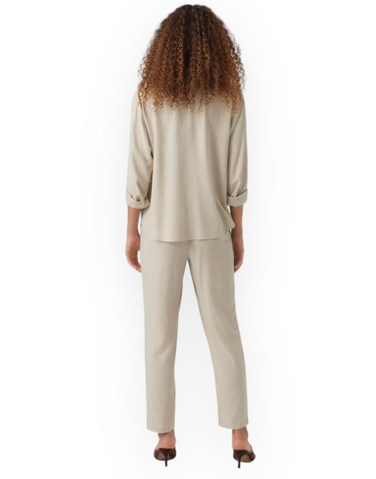  베로 모다 스트레이트 팬츠 10279691 SILVERLINING sabbia - VERO MODA