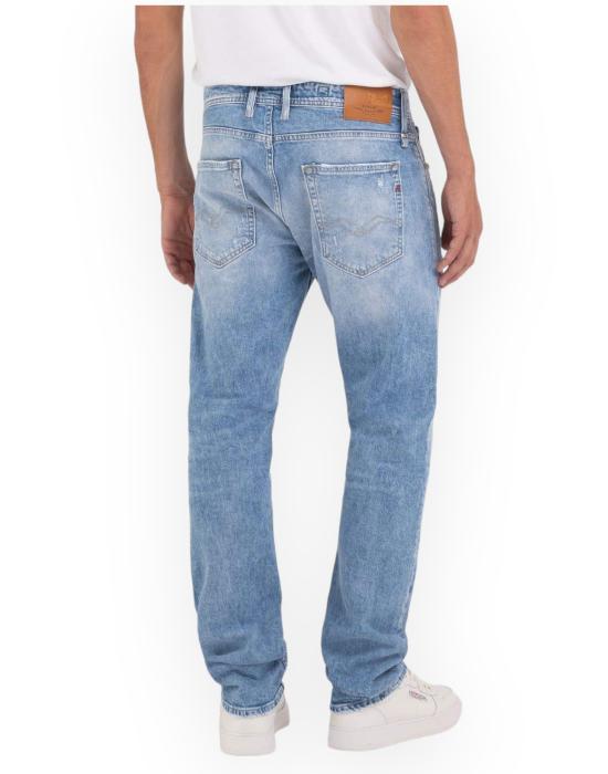  리플레이 데님 스트레이트 팬츠 MA972Q000773666 010 denim chiaro - REPLAY