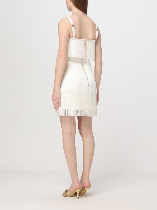  엘리자베타프랜치 숏 원피스 AB63542E2 360 avorio - ELISABETTA FRANCHI