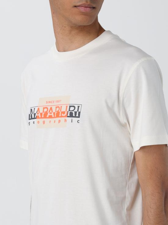24SS 나파피리 반팔 티셔츠 NP0A4HQK N1A1 panna - NAPAPIJRI