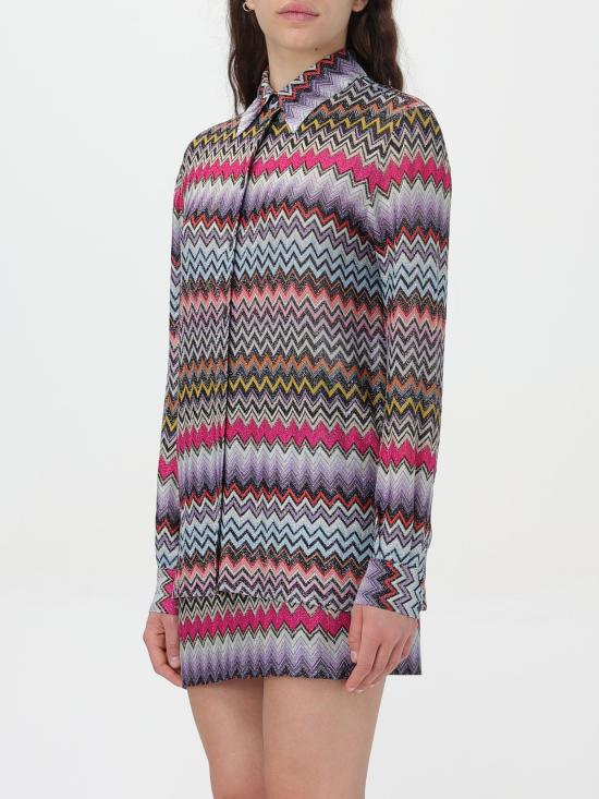  미소니 셔츠 DS24SJ0GBR00YB SM9CI multicolor - MISSONI