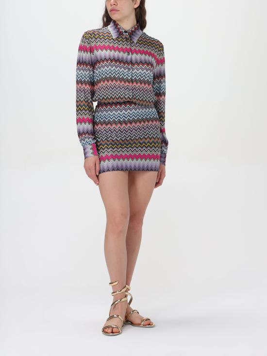  미소니 셔츠 DS24SJ0GBR00YB SM9CI multicolor - MISSONI