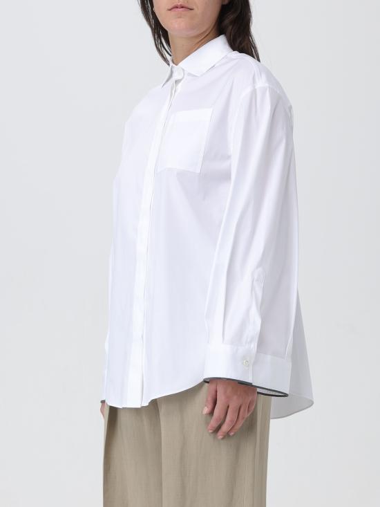  브루넬로 쿠치넬리 셔츠 M0091MK956 C159 bianco - BRUNELLO CUCINELLI