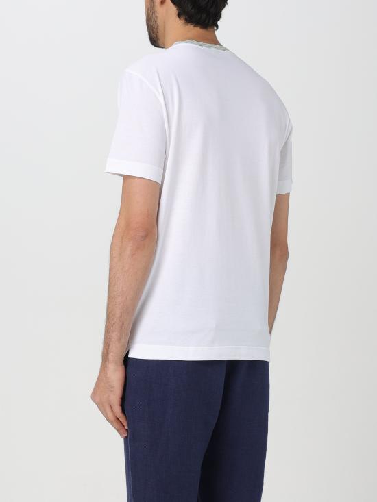  미소니 반팔 티셔츠 UC22SL01BJ0002A S01BF bianco - MISSONI