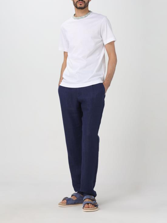  미소니 반팔 티셔츠 UC22SL01BJ0002A S01BF bianco - MISSONI