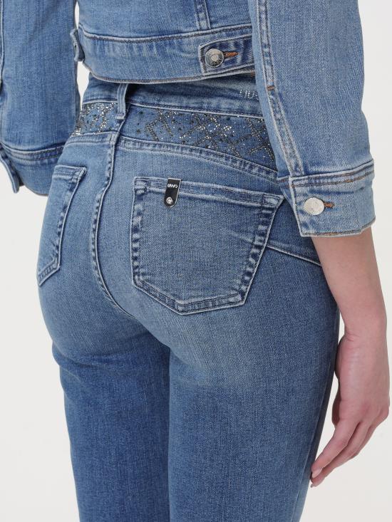  리우조 데님 스트레이트 팬츠 UA4035D4615 78691 blue denim - LIU JO