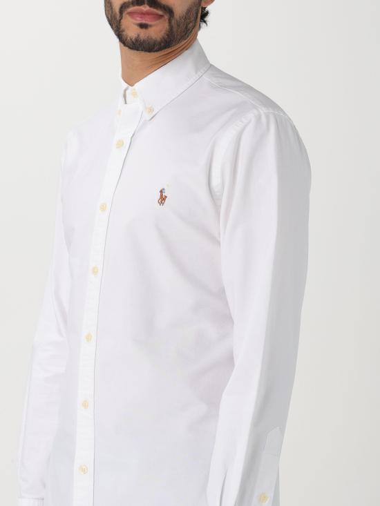  랄프 로렌 긴팔 셔츠 710549084 006 bianco - RALPH LAUREN