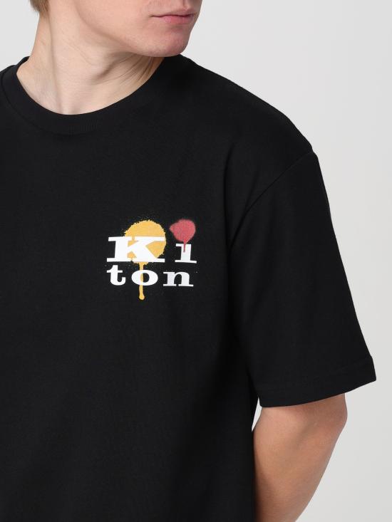  키톤 반팔 티셔츠 UMK036202000 NERO nero - KITON