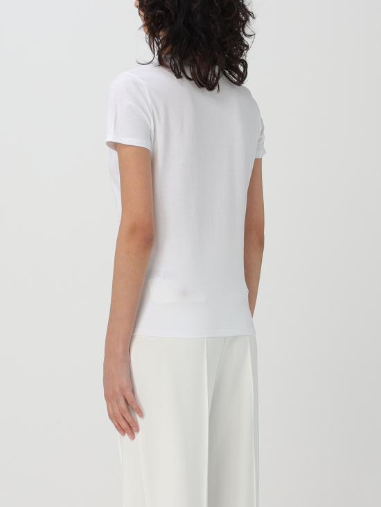24SS 엘리자베타프랜치 반팔 티셔츠 MA02641E2 270 gesso - ELISABETTA FRANCHI