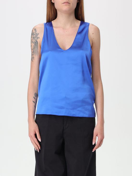  파트리지아페페 민소매 티셔츠 2C1561A644 CA01 blu