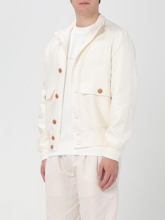  브루넬로 쿠치넬리 자켓 MW4826191 C601 bianco - BRUNELLO CUCINELLI