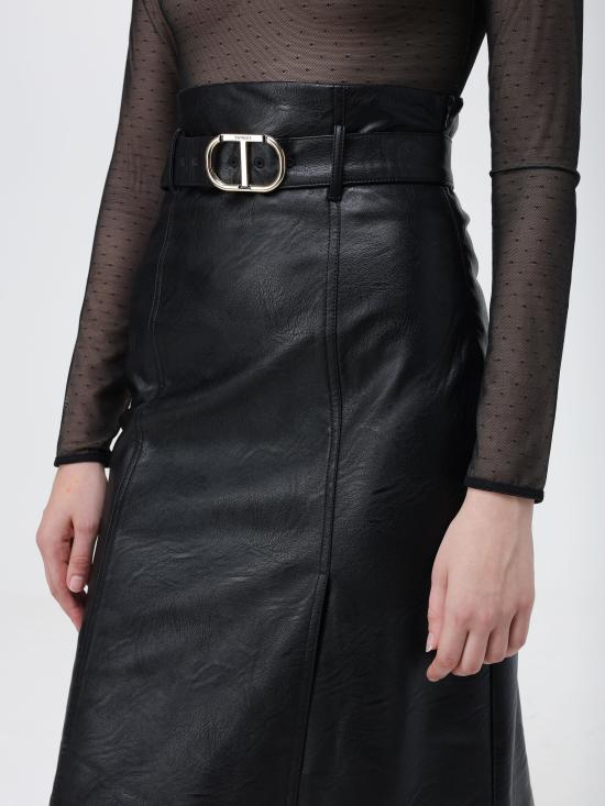  트윈세트 미디 스커트 232TP290F 00006 nero - TWINSET