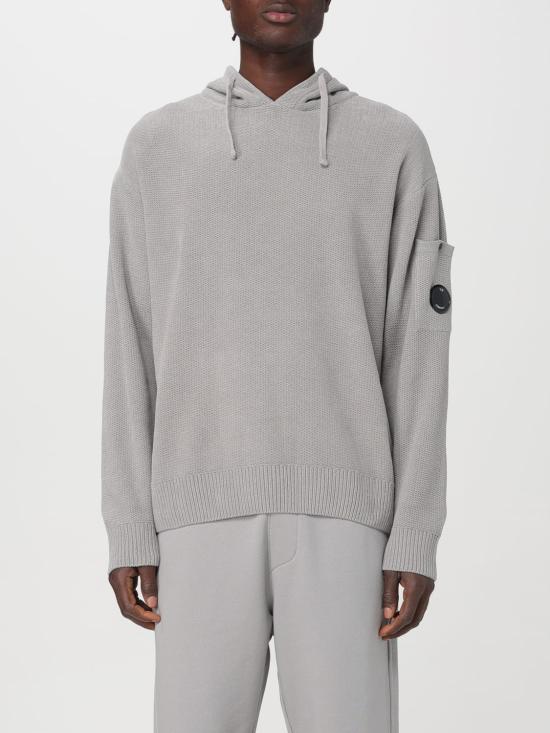  씨피 컴퍼니 스웨터 16CMKN045A005687G 913 grigio chiaro - C.P. COMPANY