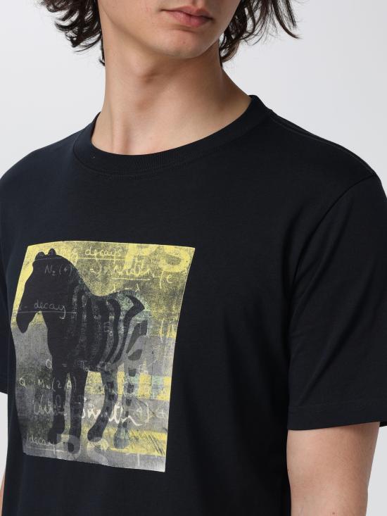  폴 스미스 반팔 티셔츠 M2R011RMP4543 49 blu - PAUL SMITH