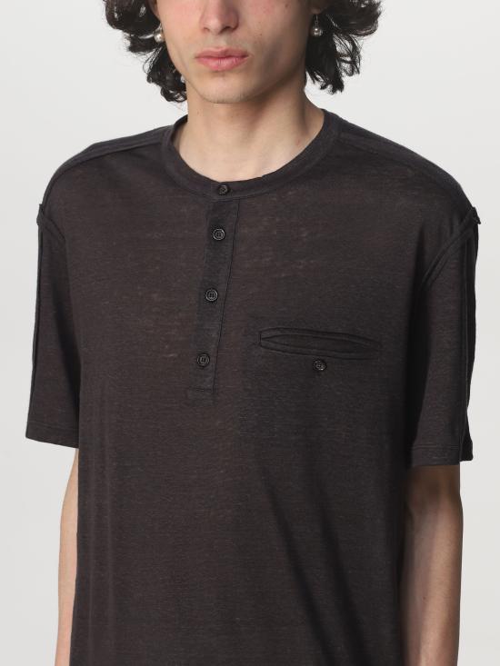  파올로페코라 반팔 티셔츠 F1314848 2230 marrone - PAOLO PECORA