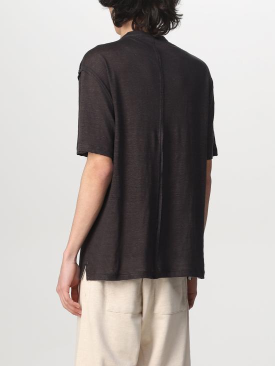  파올로페코라 반팔 티셔츠 F1314848 2230 marrone - PAOLO PECORA