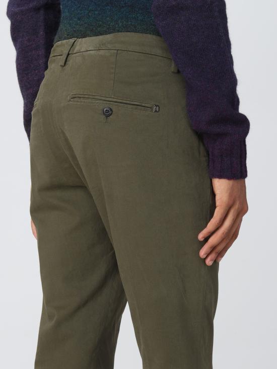  돈답 데님 스트레이트 팬츠 UP235GSE043PTD 637 verde militare - DONDUP