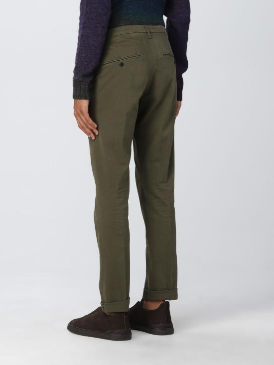  돈답 데님 스트레이트 팬츠 UP235GSE043PTD 637 verde militare - DONDUP