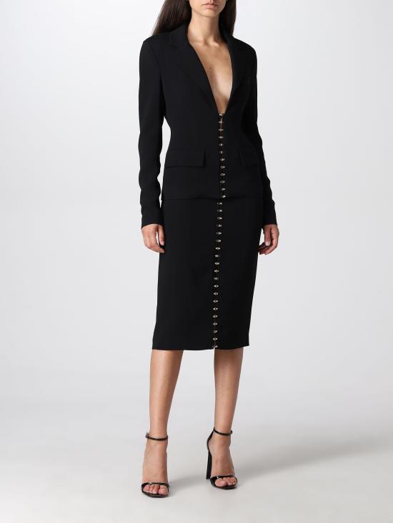  블루마린 미디 스커트 2G066A N0990 nero - BLUMARINE