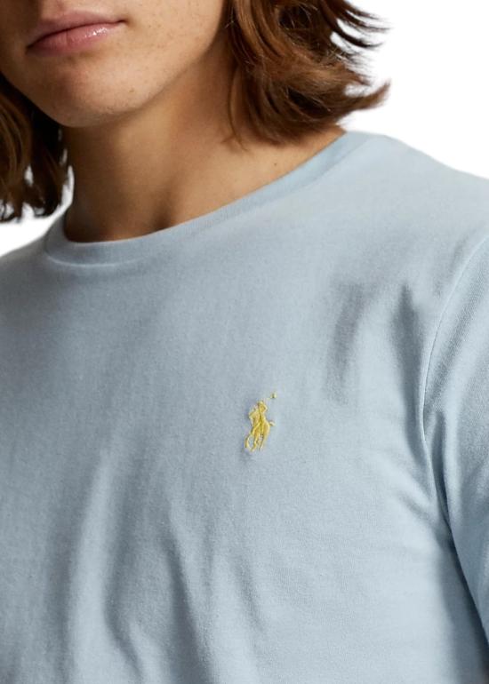  랄프 로렌 반팔 티셔츠 710671438 362 azzurro - RALPH LAUREN