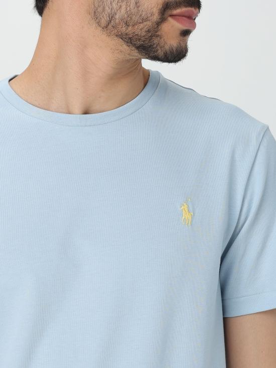  랄프 로렌 반팔 티셔츠 710671438 362 azzurro - RALPH LAUREN