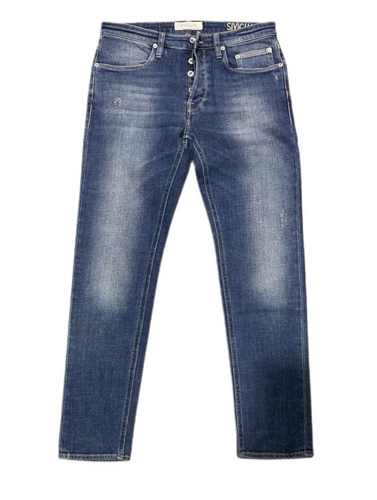  시빌리아 데님 스트레이트 팬츠 X4L2S403 6003