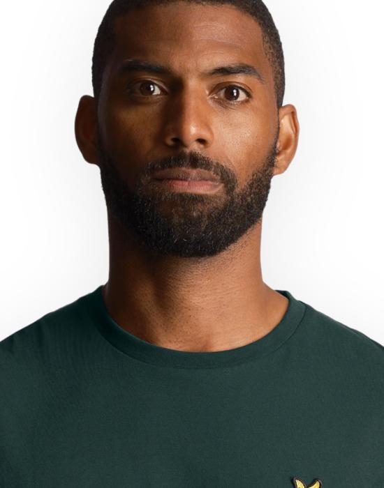  라일앤스콧 반팔 티셔츠 TS400VOGE W486 verde bottiglia - LYLE&SCOTT