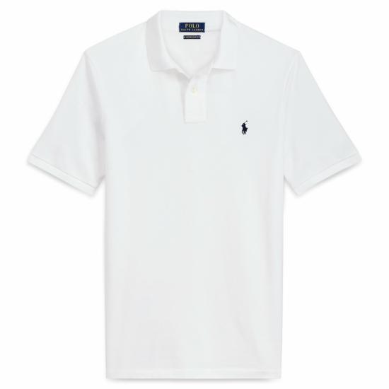 랄프 로렌 폴로 티셔츠 710548797 001 bianco - RALPH LAUREN