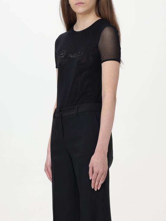  블루마린 반팔 티셔츠 2T055A N0990 nero - BLUMARINE