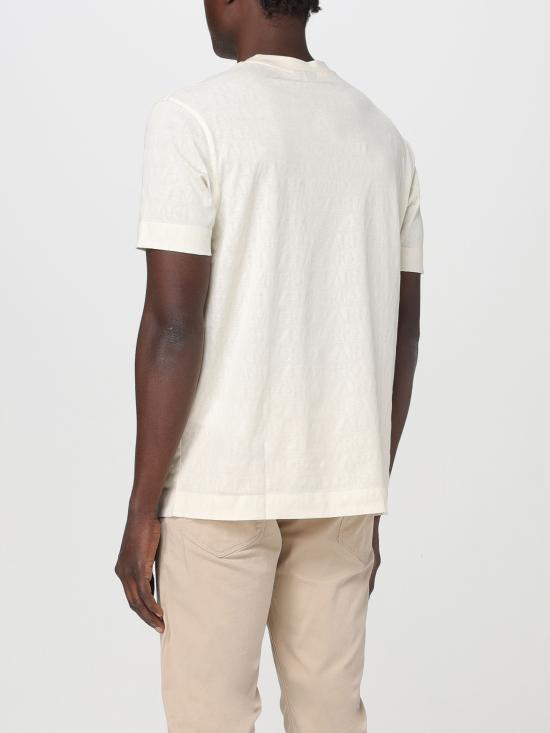  엠포리오 아르마니 반팔 티셔츠 3D1TH51JORZ 0128 vaniglia - EMPORIO ARMANI