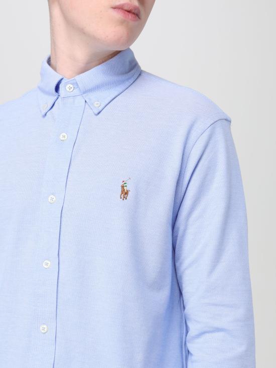 24SS 랄프 로렌 긴팔 셔츠 710932545 001 blu - RALPH LAUREN