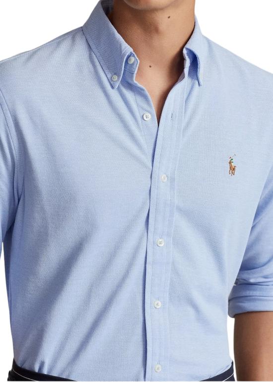 24SS 랄프 로렌 긴팔 셔츠 710932545 001 blu - RALPH LAUREN