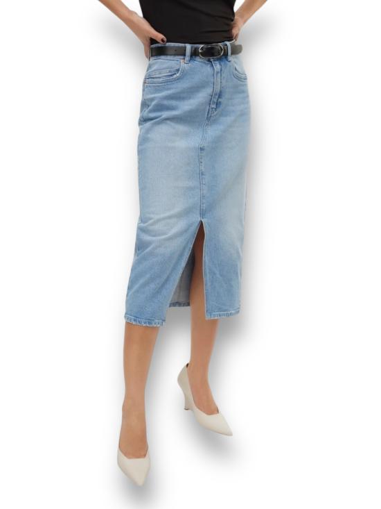 24SS 베로 모다 데님 스커트 10295731 LIGHTBLUE denim chiaro