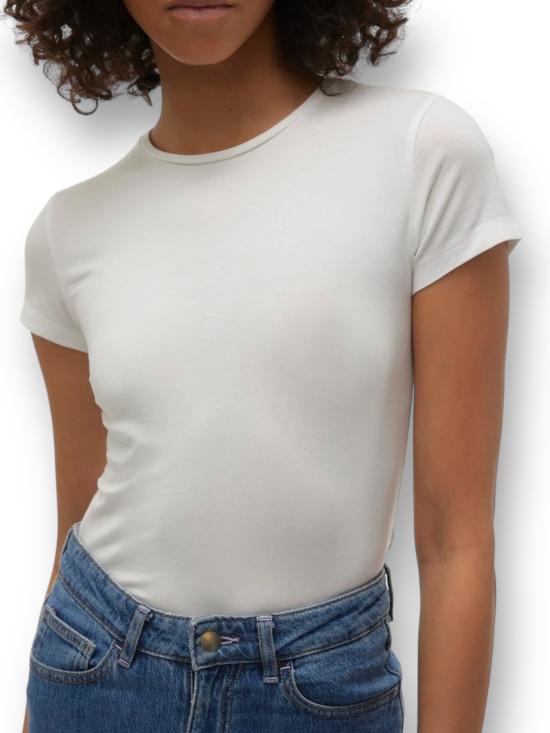  베로 모다 반팔 티셔츠 10300882 SNOWWHITE bianco