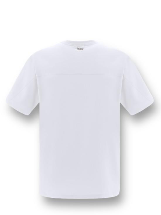 24SS 에르노 반팔 티셔츠 JG000200U52003 1000 bianco - HERNO