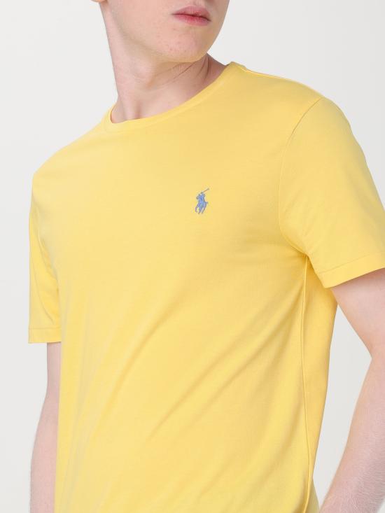  랄프 로렌 반팔 티셔츠 710671438 358 giallo - RALPH LAUREN