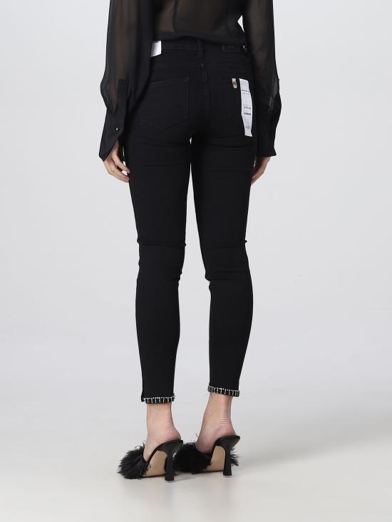 23SS 리우조 데님 스트레이트 팬츠 UA3012D4188 87177 denim nero - LIU JO