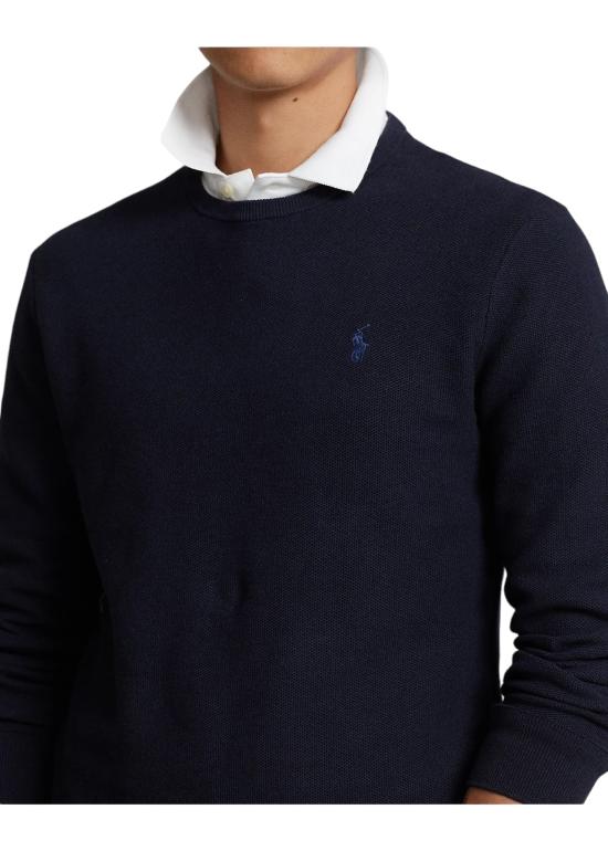  랄프 로렌 스웨터 710918163 001 blu navy - RALPH LAUREN