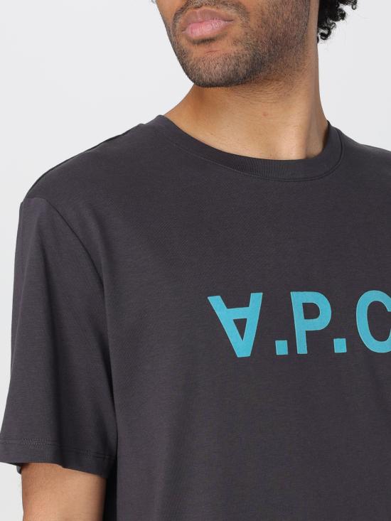  아페쎄 반팔 티셔츠 COBQXH26943 LAD antracite - A.P.C.