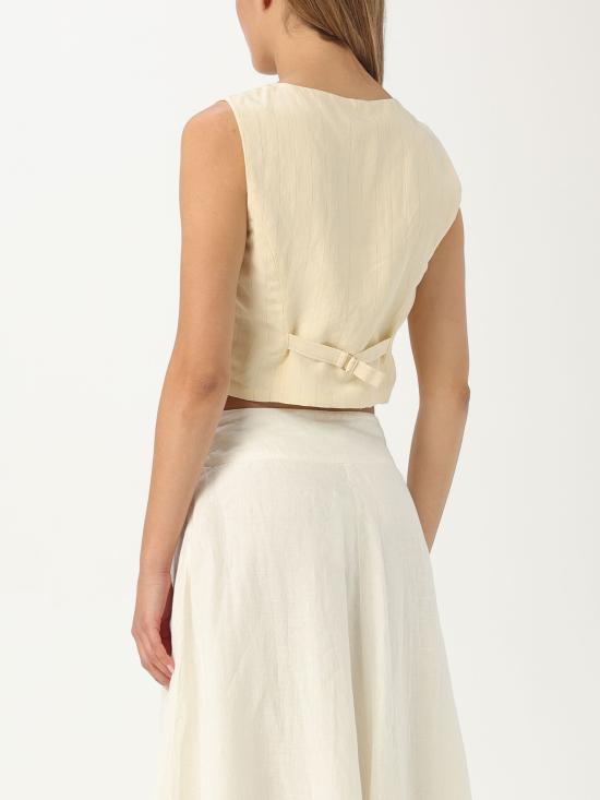  리우조 베스트 MA4048T4818 N9298 avorio - LIU JO