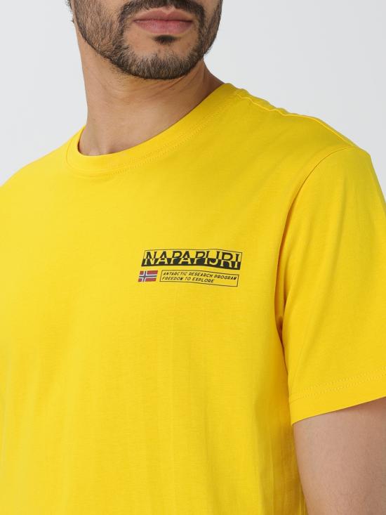  나파피리 반팔 티셔츠 NP0A4HQQ Y1K1 giallo - NAPAPIJRI
