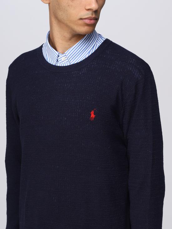 24SS 랄프 로렌 스웨터 710786665 016 blu - RALPH LAUREN