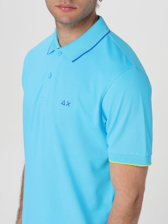  썬 68 폴로 티셔츠 A34113 13 turchese - SUN 68