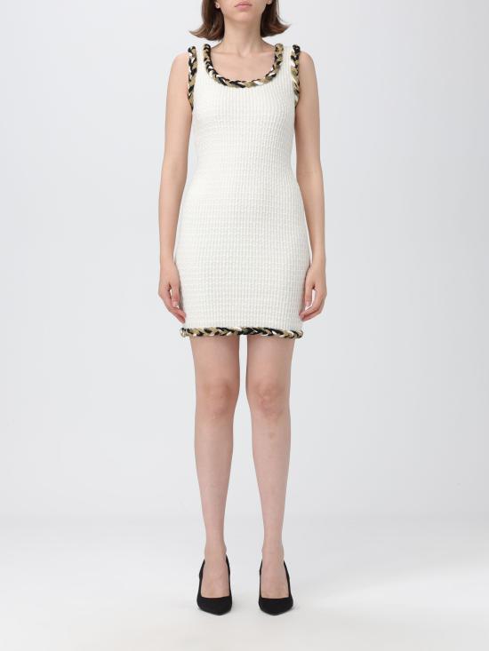  모스키노 숏 원피스 A04955401 0002 bianco