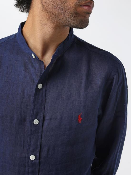  랄프 로렌 긴팔 셔츠 710801500 004 blu - RALPH LAUREN