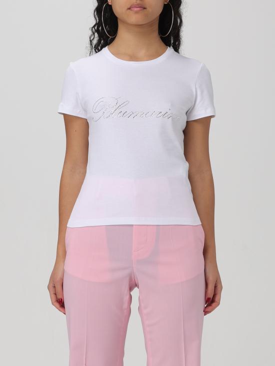  블루마린 반팔 티셔츠 2T054A N0100 bianco