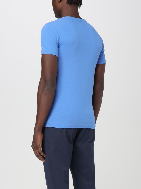  랄프 로렌 반팔 티셔츠 710671438 354 blu aperto - RALPH LAUREN