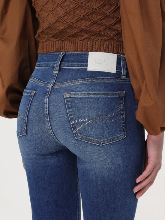  리우조 스트레이트 팬츠 UA4066D4615 78701 blue denim - LIU JO